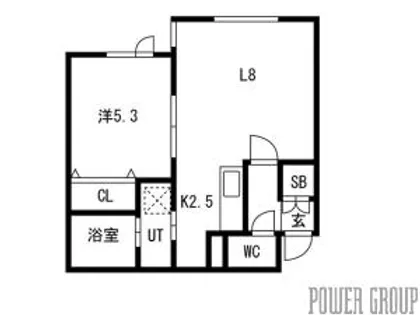 グランデール【2階】の間取り