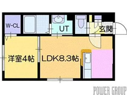 Lien KitahiroshimaⅢ【4階】の間取り