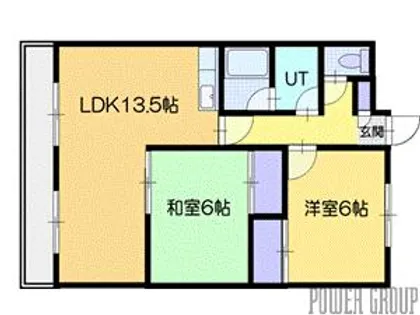 サンフラワーマンション【5階】の間取り