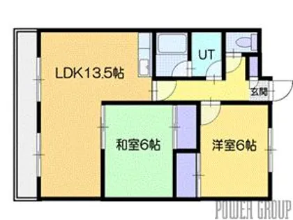 サンフラワーマンション【5階】の間取り