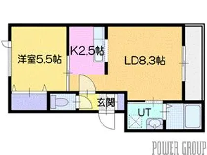 Viewing1(ビューイング)【1階】の間取り