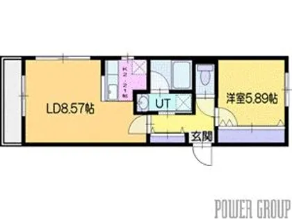 Factor恵庭(ファクター恵庭)【4階】の間取り