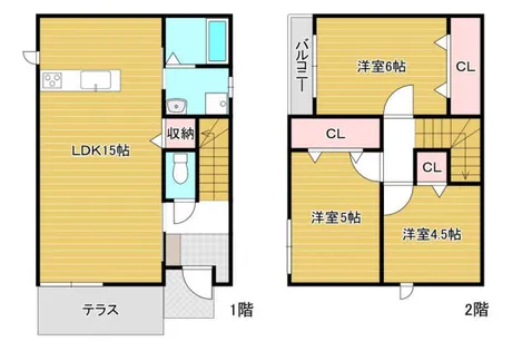 福岡県北九州市八幡西区永犬丸南町3丁目【一戸建】の間取り