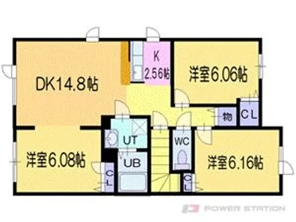 シャーメゾン モンルージュ【2階】の間取り