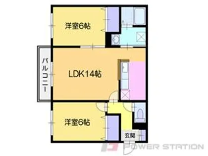 MJ IRIFUNE(エムジェイイリフネ)【2階】の間取り