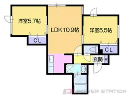 Lupinus(ルピナス)【1階】の間取り