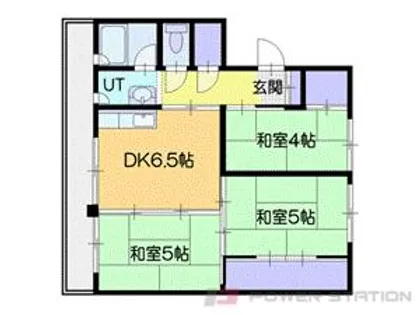パークヒルズ真々地II【2階】の間取り
