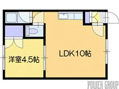ハイツトロント【2階】の間取り