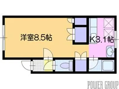マイキャッスルA棟【3階】の間取り
