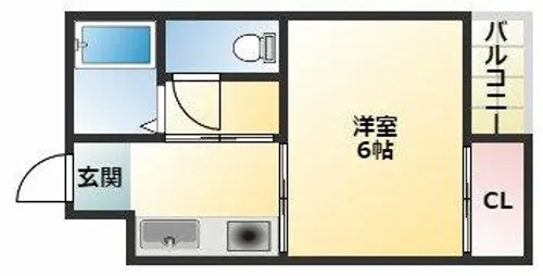 シンセイドルフ【3階】の間取り