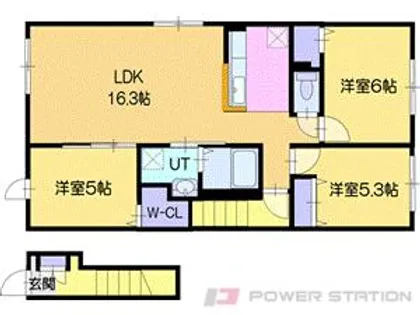 プルメリアV【2階】の間取り