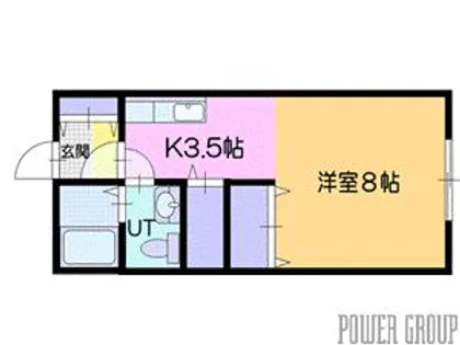 ポプリ末広2007【1階】の間取り