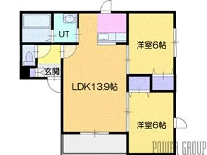 サンリットフィオーレ【3階】の間取り