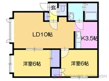 エミールハイツ【2階】の間取り