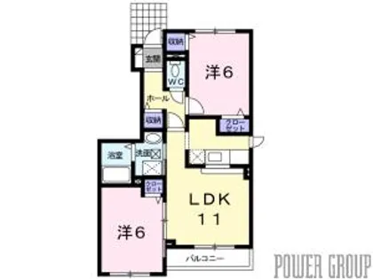 ファミーユ【1階】の間取り