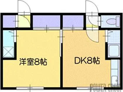 ラピュタ文京台【2階】の間取り