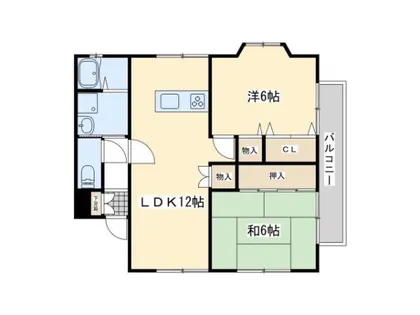 サラダボール 北【1階】の間取り