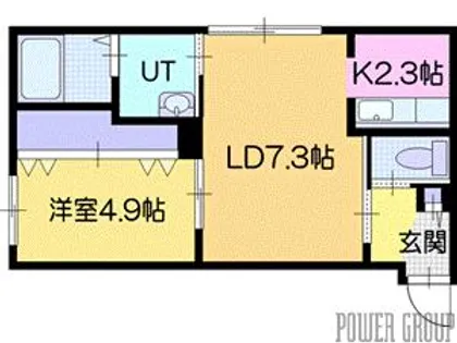 仮)黄金北3丁目A棟【1階】の間取り