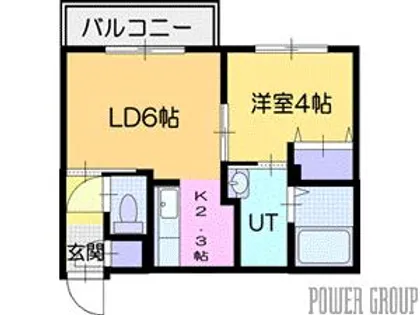 仮)黄金北3丁目A棟【4階】の間取り