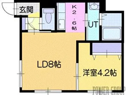 エクセル黄金北【3階】の間取り