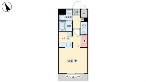 ルナ・グランデ【303号室】の間取り