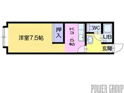カトレア文京台【3階】の間取り