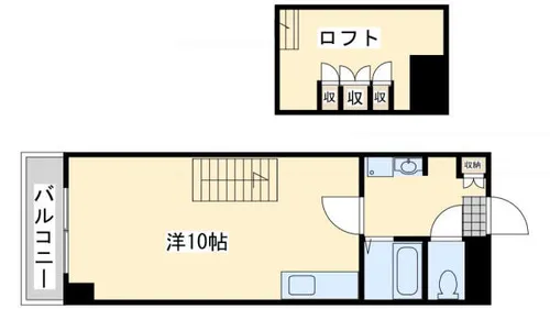 サンシティ小石【5階】の間取り