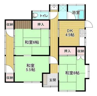 福岡県北九州市若松区深町2丁目【一戸建】の間取り