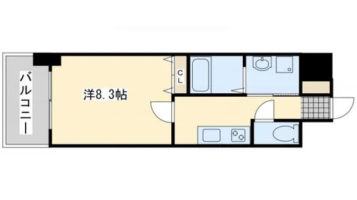 MDIプロスコルディア黒崎駅前【3階】の間取り