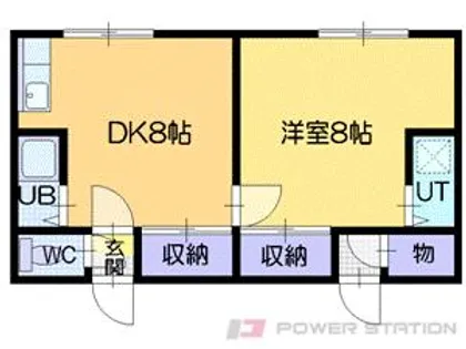 ラピュタ文京台【1階】の間取り