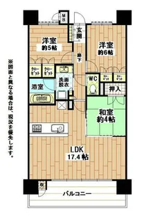 リビオ桃園パークフォレスト【1005号室】の間取り