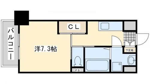 Prosperer折尾【403号室】の間取り