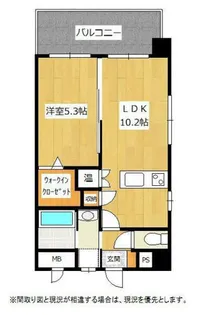 リオグランデ中央【2階】の間取り