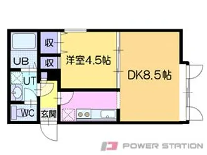コーポLUNA文京台【1階】の間取り