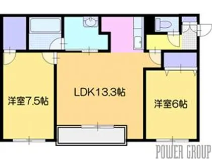 GARDENS Ⅰ【3階】の間取り