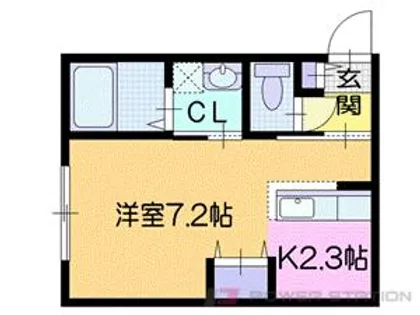 Lien Kitahiroshima I(リアン北広島I)【5階】の間取り