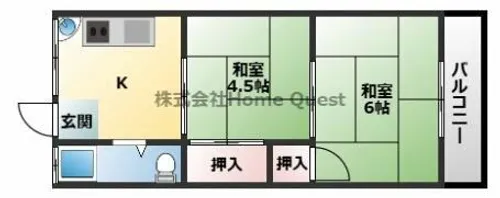 UMマンション【3階】の間取り