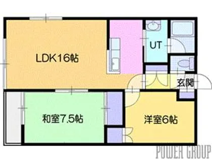 クラウンハイツ阿部103【1階】の間取り
