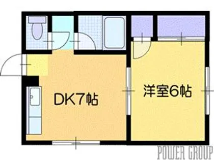 レジデンス三幸【3階】の間取り