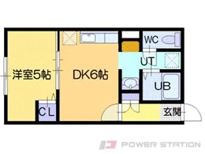 スワンコート【3階】の間取り