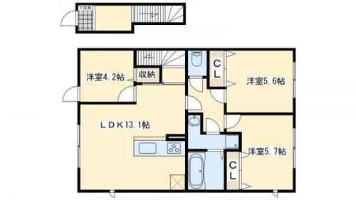 LEGEND ハイム B【2階】の間取り