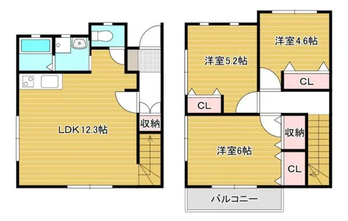 ヴィエラ青葉の森【C-1号室】の間取り