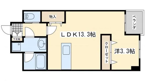MDI SERENO JIYUGAOKA【8階】の間取り