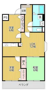 アビタシオンオキ【4階】の間取り