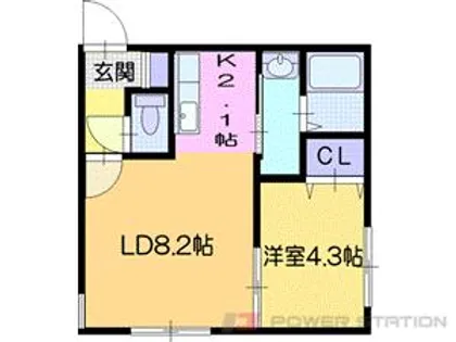 フォレストRⅢ【1階】の間取り