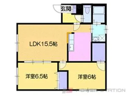 セトル・プレイスII【2階】の間取り