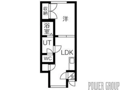 コモド東雲【1階】の間取り