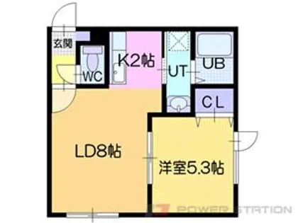 プレーヂオ11【1階】の間取り