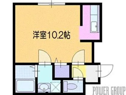 エルミタージュ【1階】の間取り