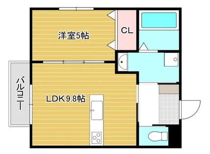 Green Gables華鞍【2階】の間取り